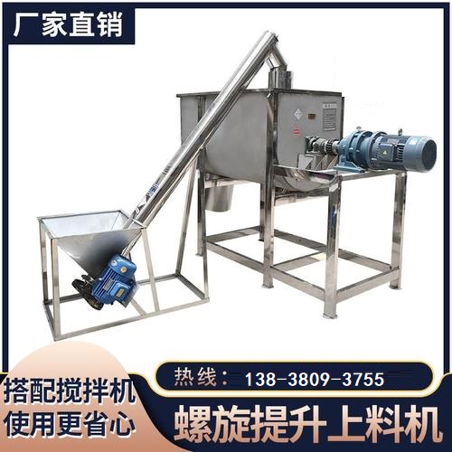 不銹鋼螺旋提升機(jī)與混合機(jī)配合.jpg 不銹鋼螺旋提升機(jī)與混合機(jī)配合.jpg